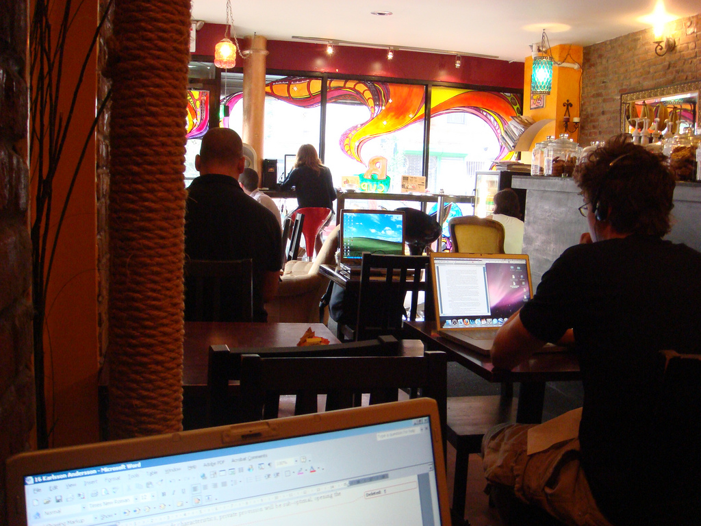 7 Rules For Working From A Coffee Shop Like A Boss Bidsketch - work at a coffee shop roblox